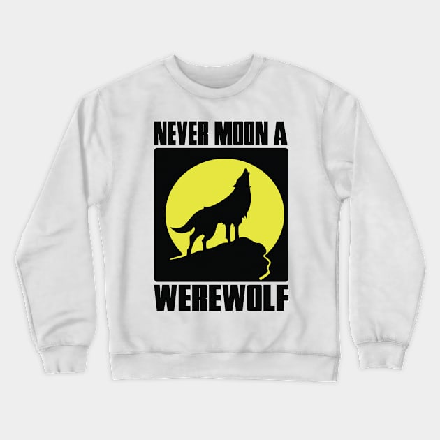 Werewolf Crewneck Sweatshirt by nektarinchen